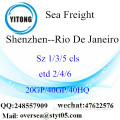 Shenzhen Puerto Marítimo Transporte Para Río De Janeiro